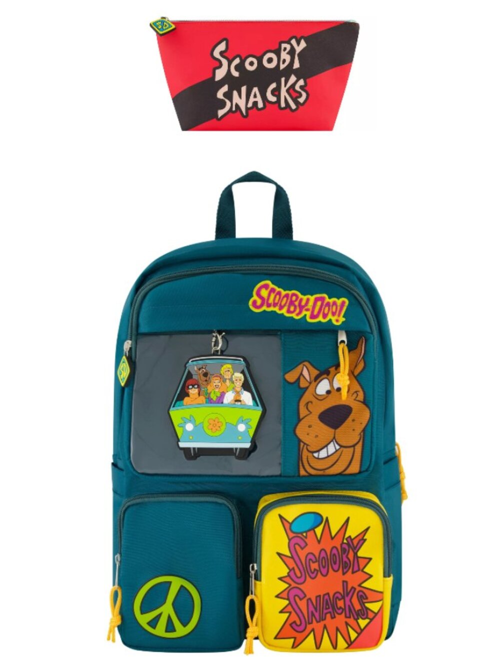Scooby-Doo Laptop Backpack and Scooby Snacks Carry All Bag with Mystery Machine